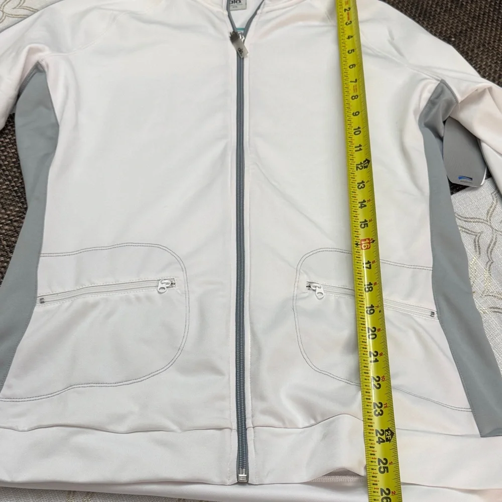 ALO Yoga Cream Zip-Up Jacket